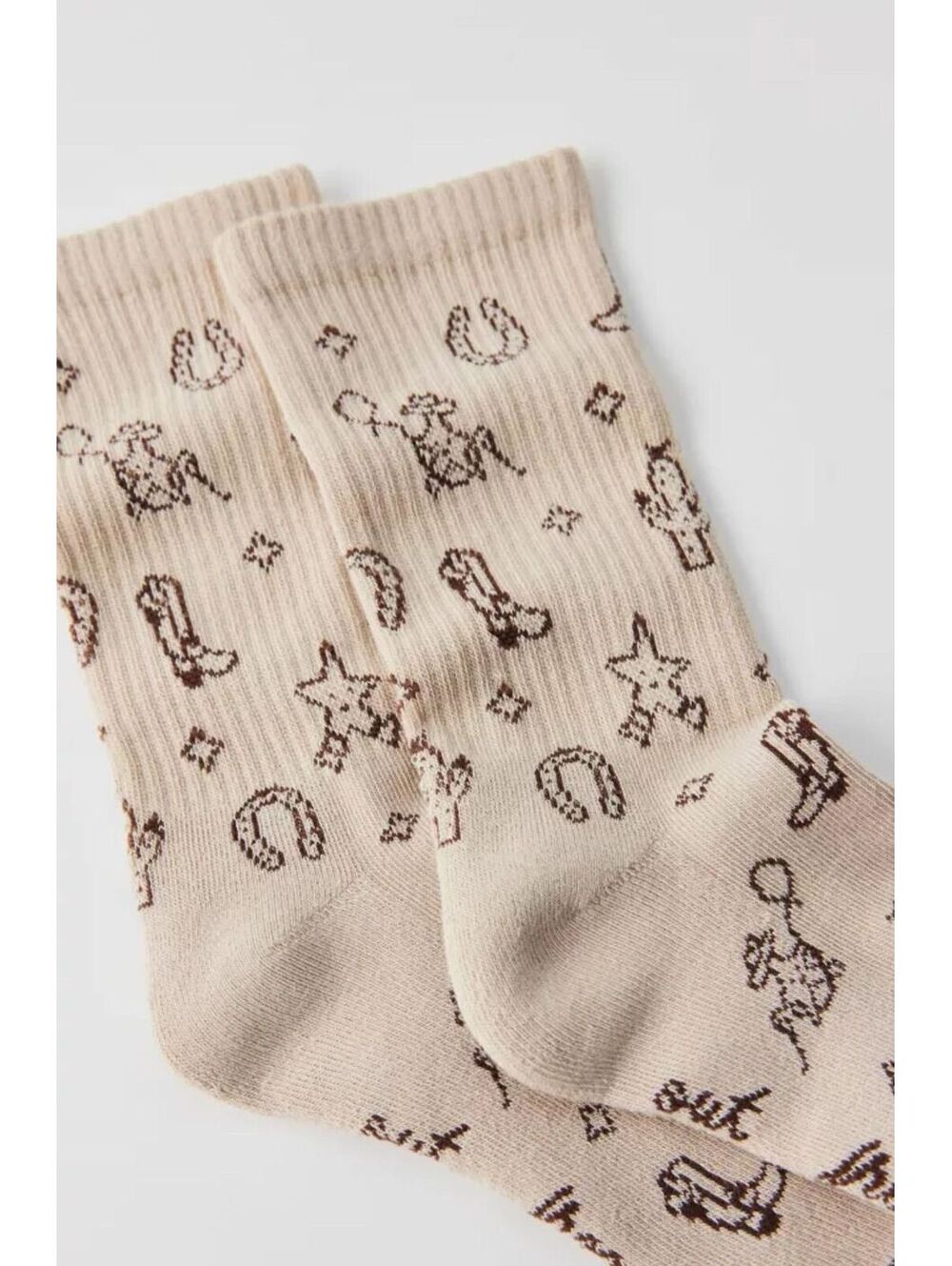 NWT URBAN OUTFITTERS OUT FROM UNDER COWBOY CREW SOCKS